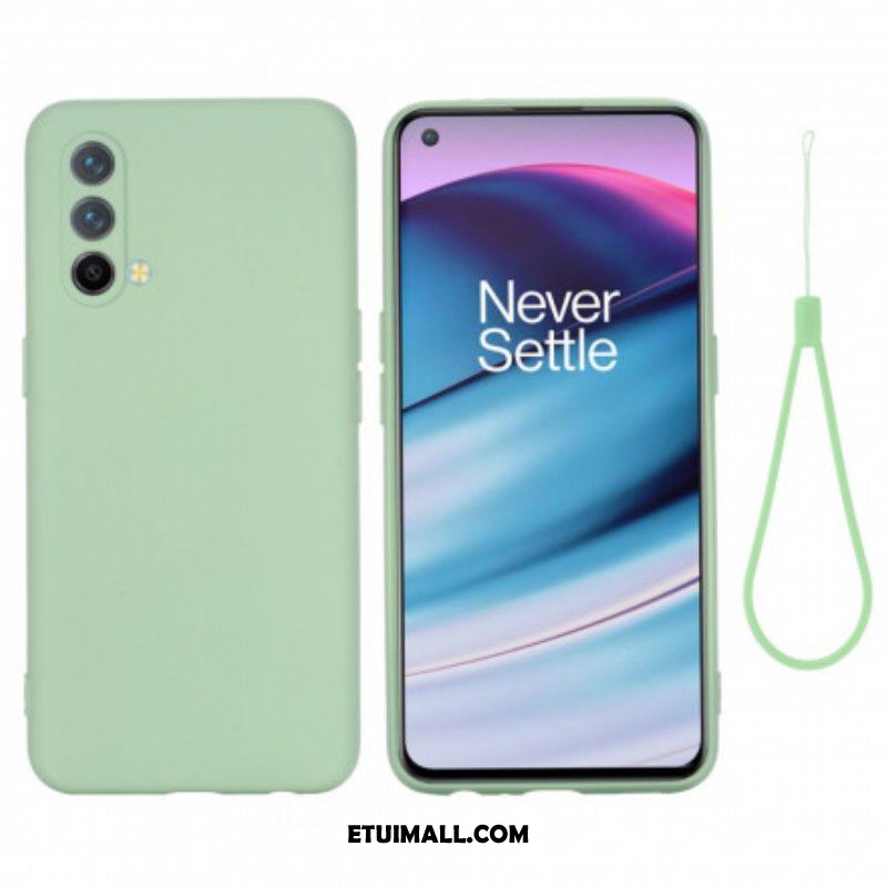 Futerały do OnePlus Nord CE 5G Płynny Silikon Ze Smyczą