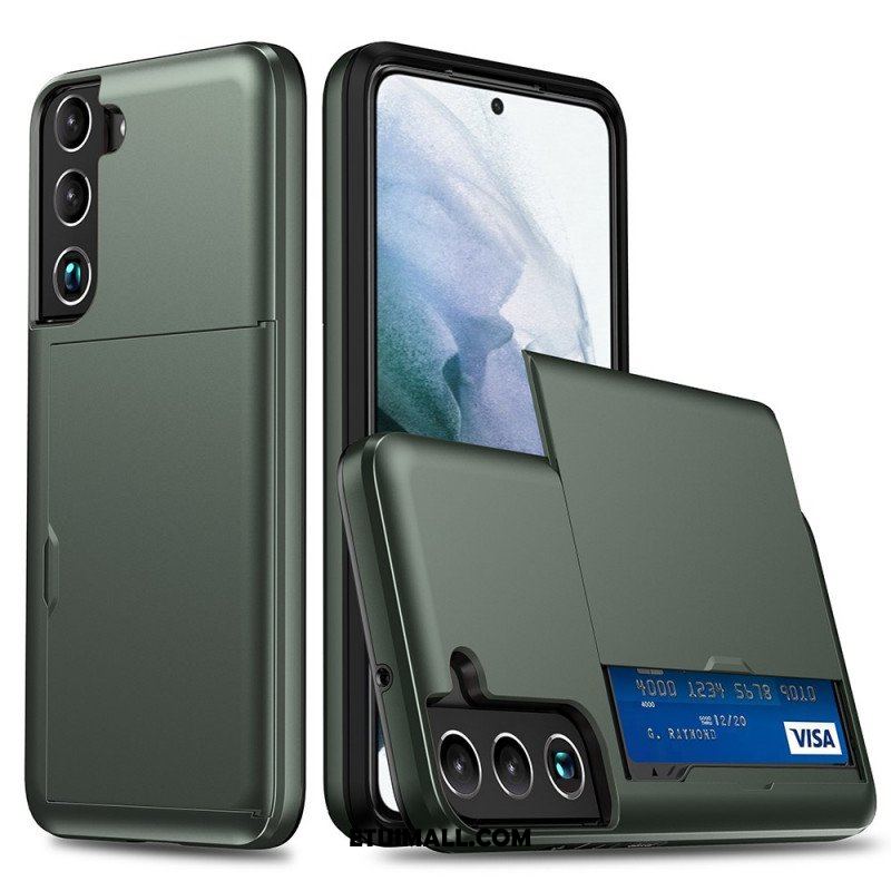 Futerały do Samsung Galaxy S22 5G Posiadacz Karty Z Zamkiem Błyskawicznym