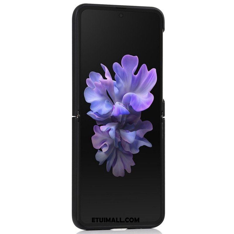 Futerały do Samsung Galaxy Z Flip 3 5G Etui Folio Matowy Ze Stojakiem