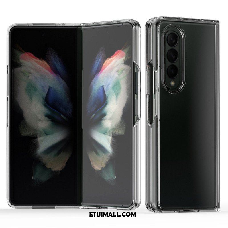 Futerały do Samsung Galaxy Z Fold 3 5G Przezroczyste Kolorowe Krawędzie