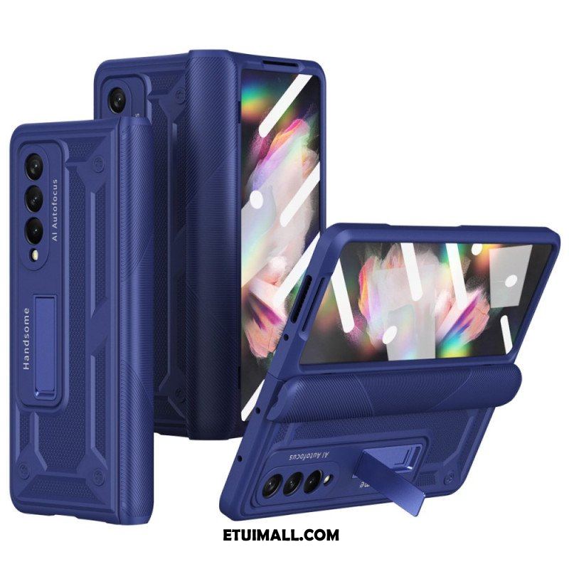 Futerały do Samsung Galaxy Z Fold 4 Etui Ochronne Szkło Hartowane Z Podwójną Ochroną