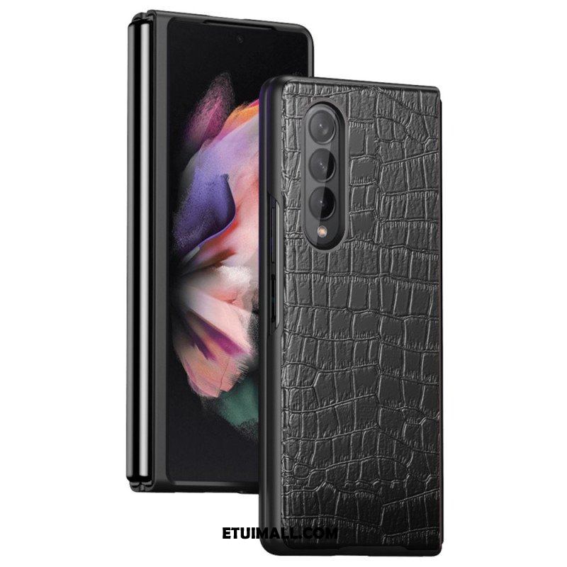 Futerały do Samsung Galaxy Z Fold 4 Klasyczny Krokodyl