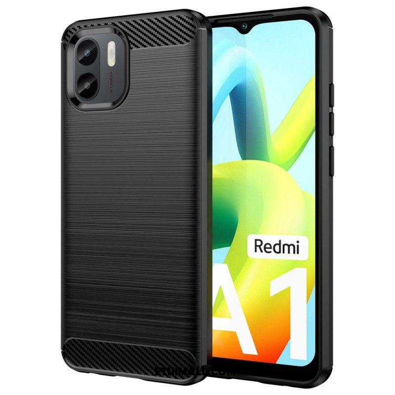 Futerały do Xiaomi Redmi A1 Szczotkowane Włókno Węglowe