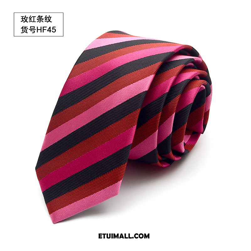 Krawat Trendy Wąskie Purpurowy Sklep, Krawat Męskie Casual 6 Cm