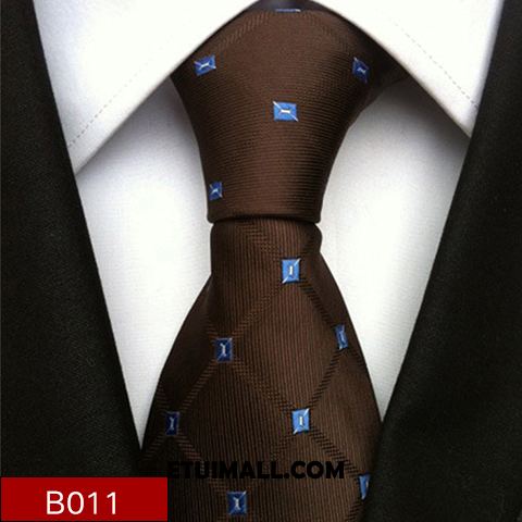 Krawat Wielki Biznes Z Pracy Sprzedam, Krawat Męskie Męska Krata Blau Weiß
