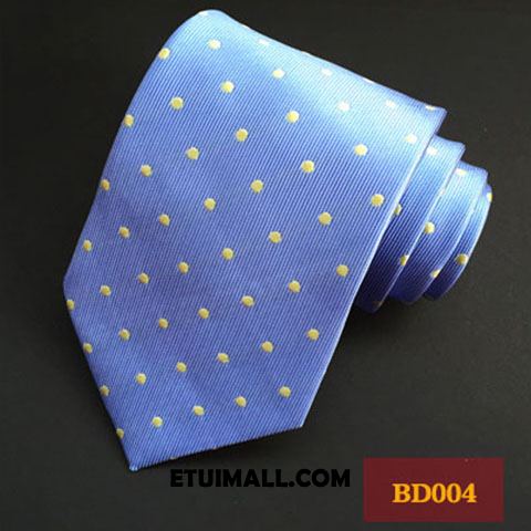 Krawat Z Pracy Męska Biznes Tanie, Krawat Męskie Sukienka Kropka Blau
