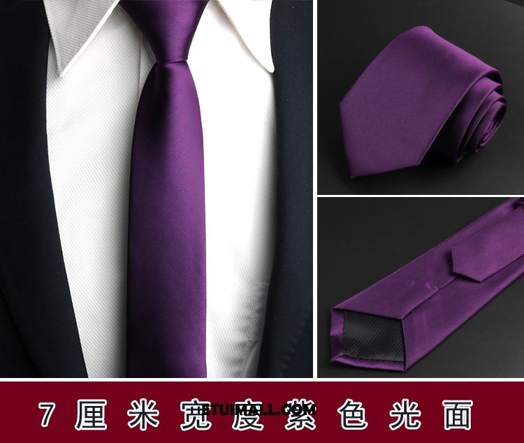 Krawat Ślubna Purpurowy Ciemno Kup, Krawat Męskie Moda Męska Rot Blau
