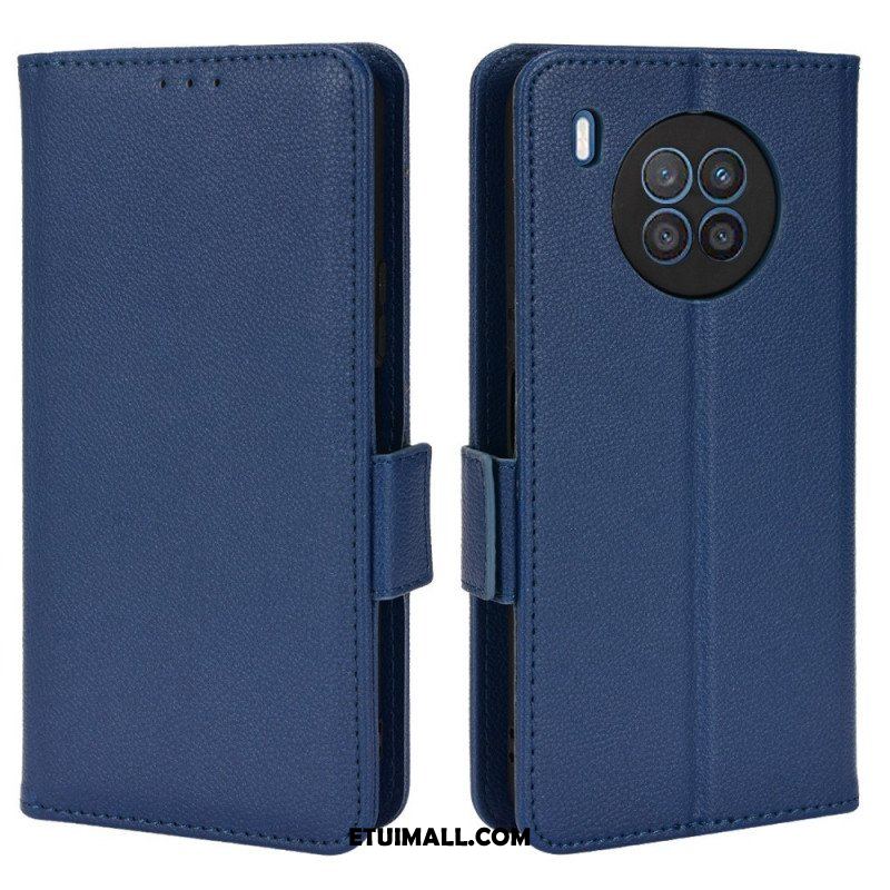 Obudowa Etui Na Telefon do Honor 50 Lite Etui Folio Flap Double Litchi Nowe Kolory