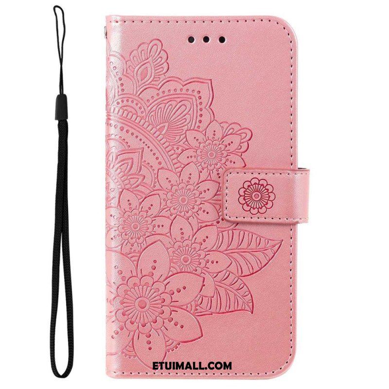 Obudowa Etui Na Telefon do Poco M4 5G z Łańcuch Paskowata Mandala