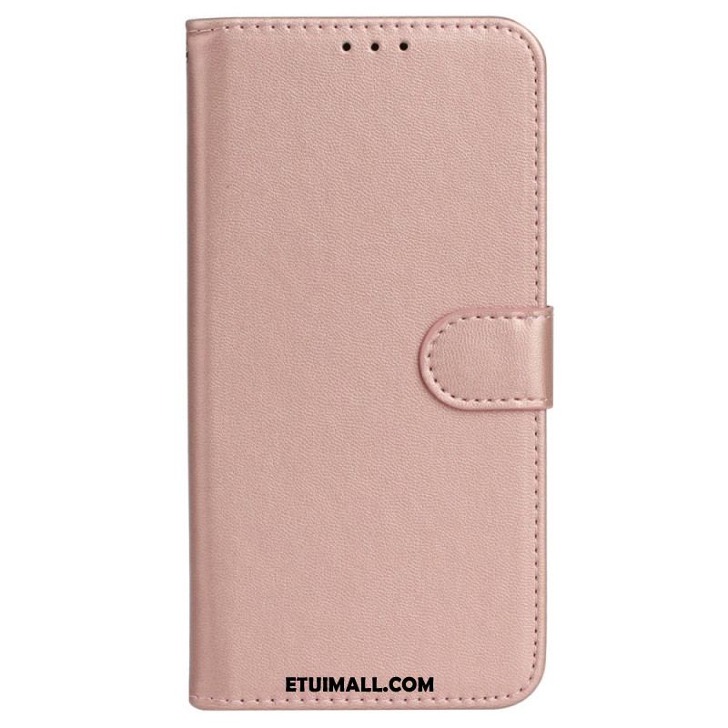 Obudowa Oppo A98 5g Etui Na Telefon Efekt Skóry Z Paskiem