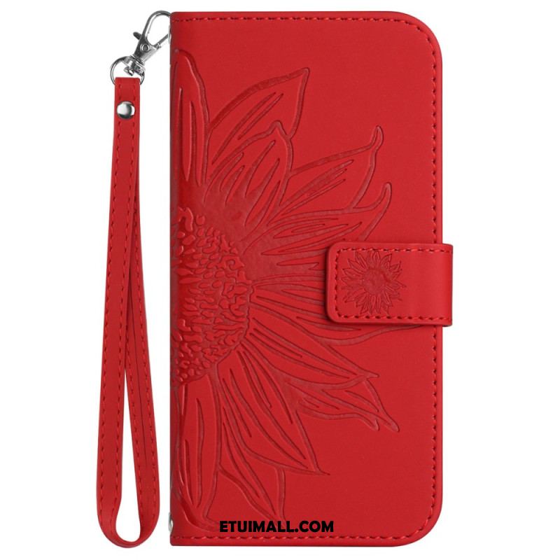 Obudowa Xiaomi 14 Ultra Etui Na Telefon Wzór Słonecznika Z Paskiem