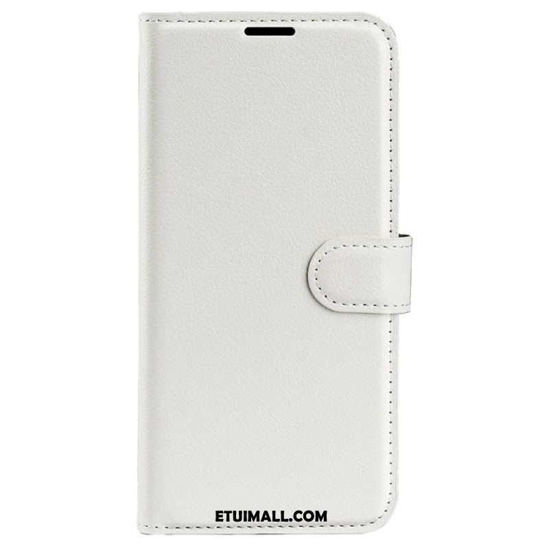 Obudowa iPhone 16 Plus Etui Na Telefon Sztuczna Skóra Liczi