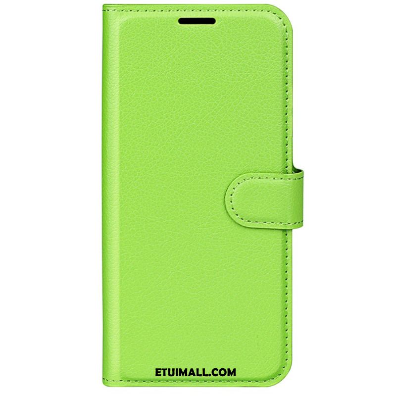 Obudowa iPhone 16 Plus Etui Na Telefon Sztuczna Skóra Liczi