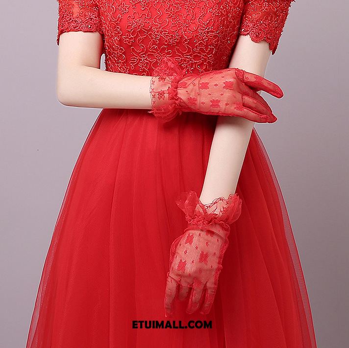 Rękawiczki Ciemnozielony Sukienka Koronkowe Kup, Rękawiczki Damskie Przezroczysty Panna Młoda Rot Blau Rosa Grau