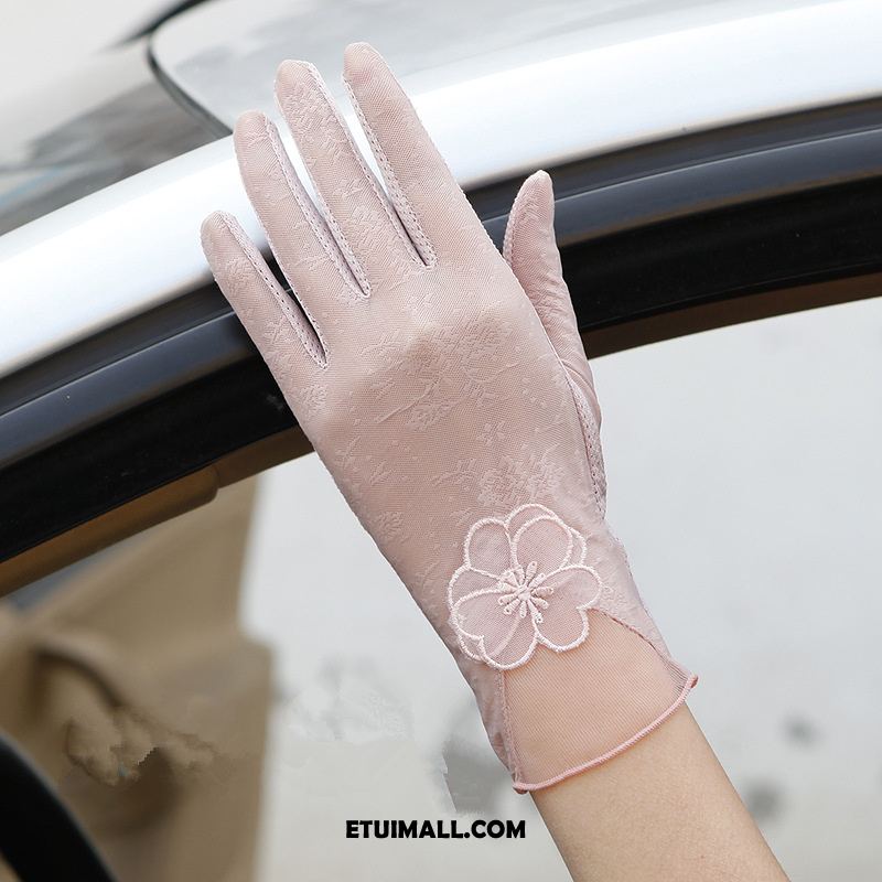 Rękawiczki Cienkie Dla Kierowców Ochrona Przed Słońcem Sklep, Rękawiczki Damskie Ekran Dotykowy Jedwab