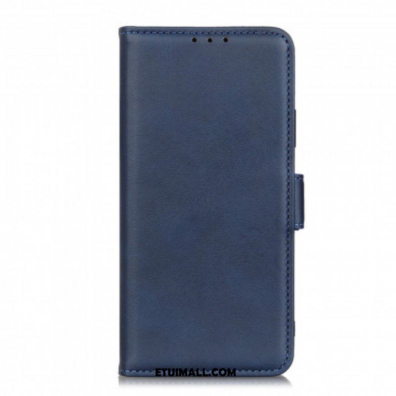 Skórzany Futerał do Xiaomi Redmi Note 10 / 10S Etui Folio Podwójna Klapa