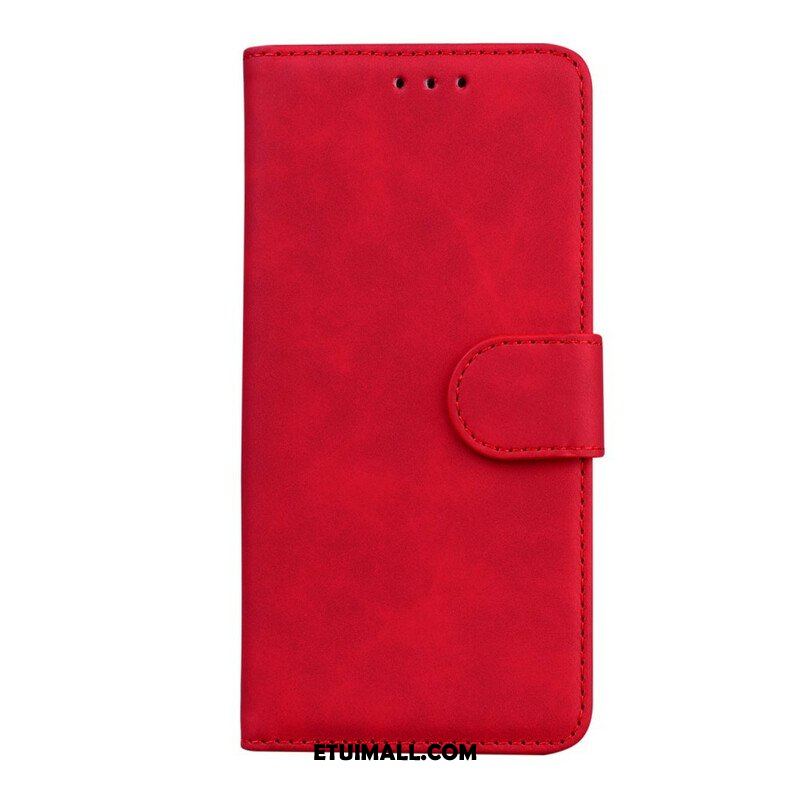 Skórzany Futerał do Xiaomi Redmi Note 10 5G Vintage Szycie