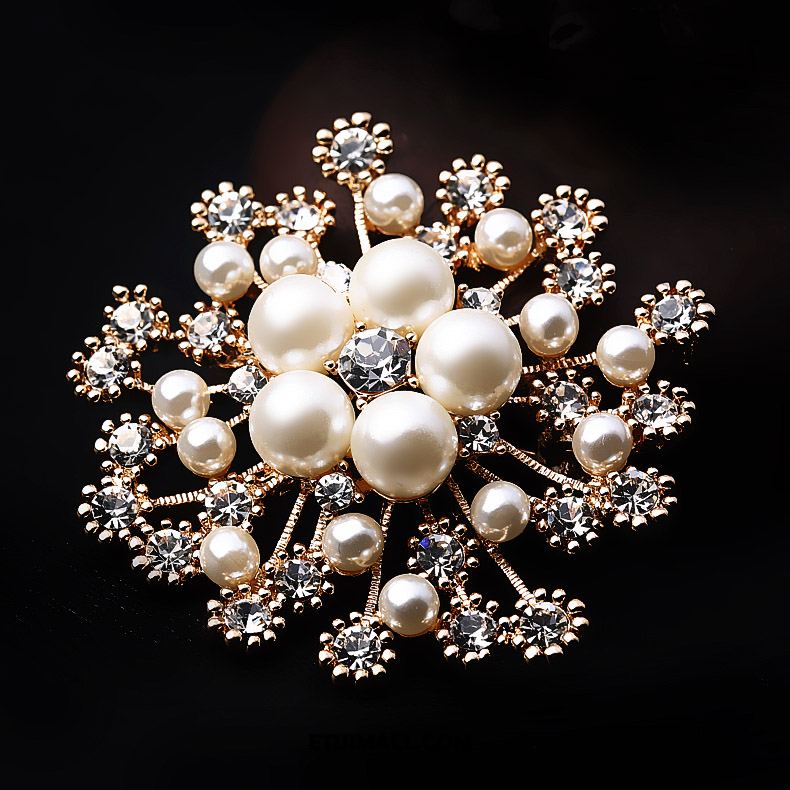 Broszki Eleganckie Pin Klamra Perła Sklep, Broszki Damskie Corsage Broszka