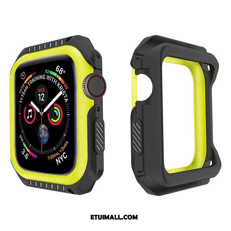 Etui Apple Watch Series 1 Miękki Silikonowe Anti-fall Żółty Ochraniacz Futerał Tanie