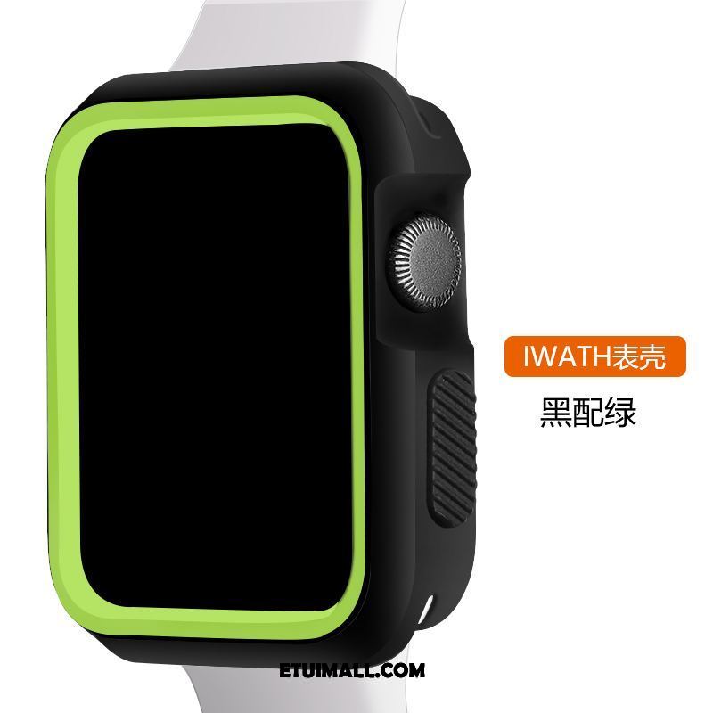 Etui Apple Watch Series 3 Ochraniacz Silikonowe Bicolored Zielony Czarny Futerał Sprzedam