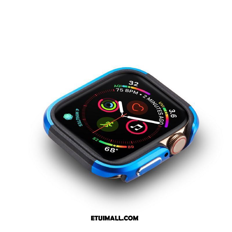 Etui Apple Watch Series 4 Nowy Metal Stop Metali Pu Ochraniacz Futerał Tanie