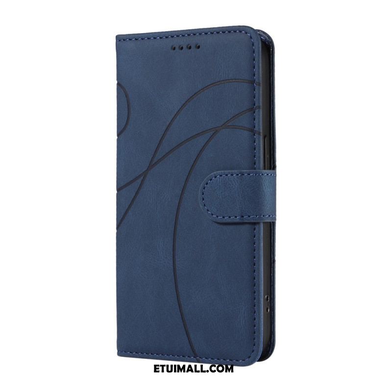 Etui Folio Do Samsung Galaxy A15 5g Faliste Linie