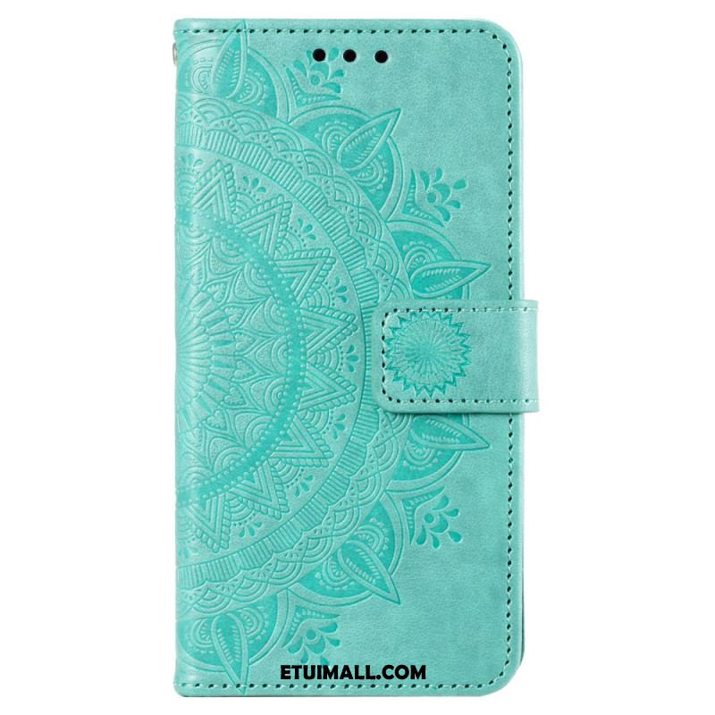 Etui Folio Sony Xperia 10 Vi Wzór Paska Z Mandalą Etui Ochronne