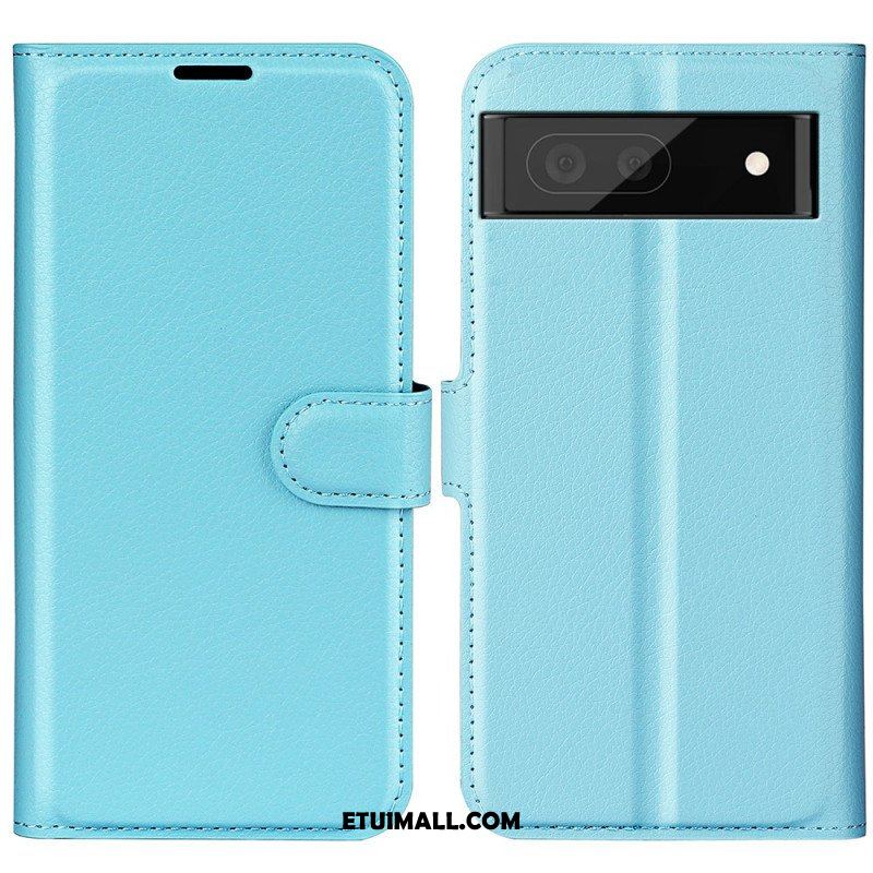 Etui Folio do Google Pixel 6A Klasyczny Skórzany Styl