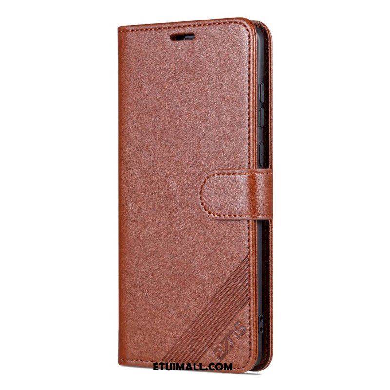 Etui Folio do Huawei Mate 50 Pro Efekt Skóry Azns