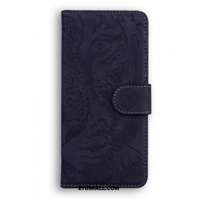 Etui Folio do Huawei P50 Nadruk Twarzy Tygrysa