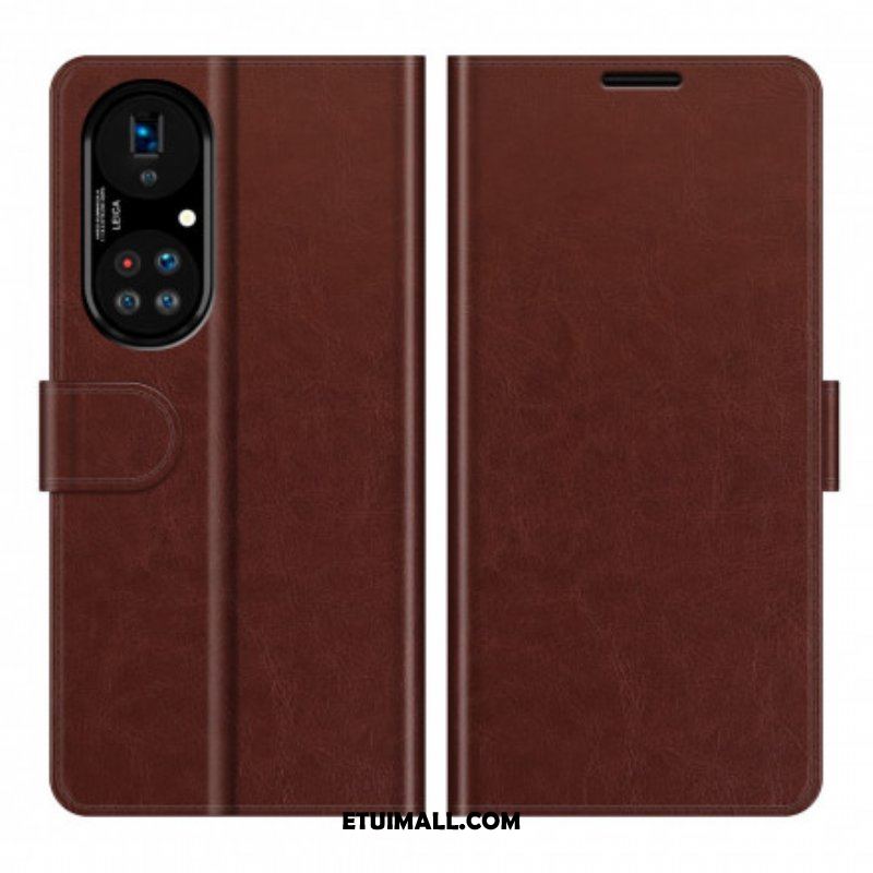 Etui Folio do Huawei P50 Pro Stylowy Skórzany Projekt