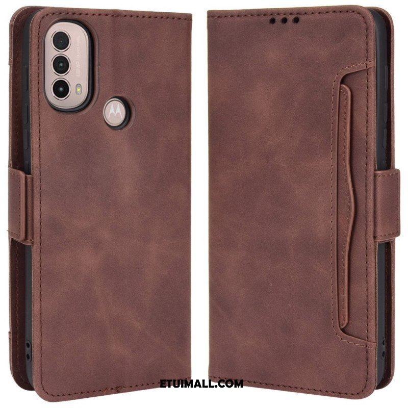 Etui Folio do Moto E40 / E30 / E20 Wielokartowa Klasa Premier