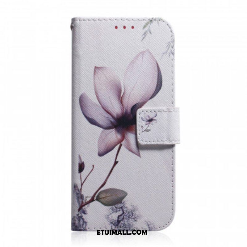 Etui Folio do OnePlus 10 Pro 5G Kwiat Zgaszony Róż