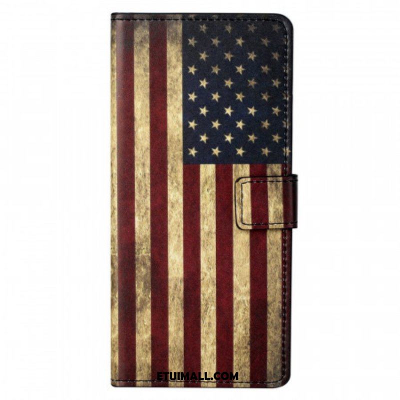 Etui Folio do OnePlus Nord CE 2 5G Flaga Ameryki