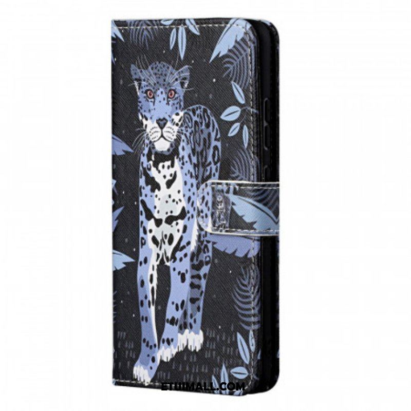 Etui Folio do OnePlus Nord CE 2 5G Nocny Lampart