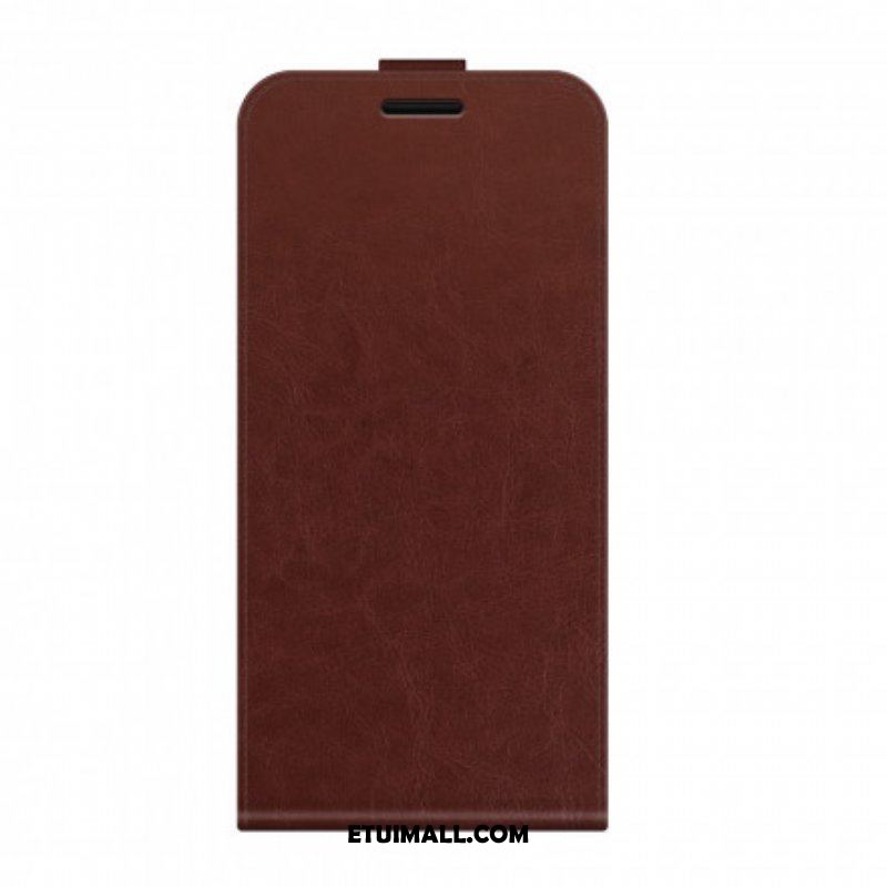 Etui Folio do Oppo A94 5G Skórzany Futerał Pionowa Klapa Z Efektem Skóry