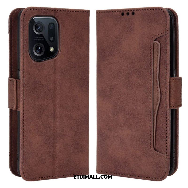 Etui Folio do Oppo Find X5 Wielokartowa Klasa Premier