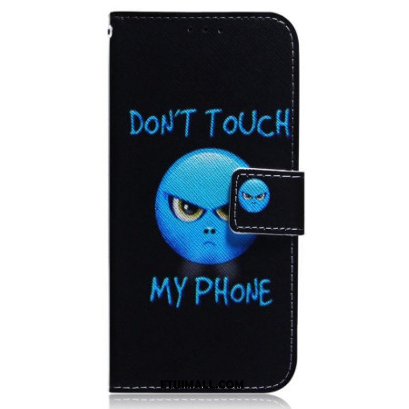 Etui Folio do Oppo Reno 8 Lite Telefon Z Emotikonami