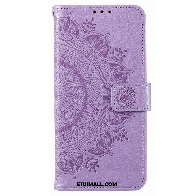 Etui Folio do Poco X4 Pro 5G Mandala Sun Ze Smyczą