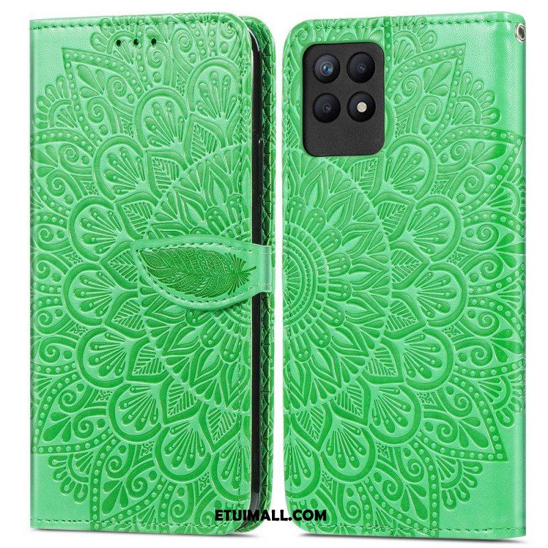 Etui Folio do Realme 8i Plemienne Liście