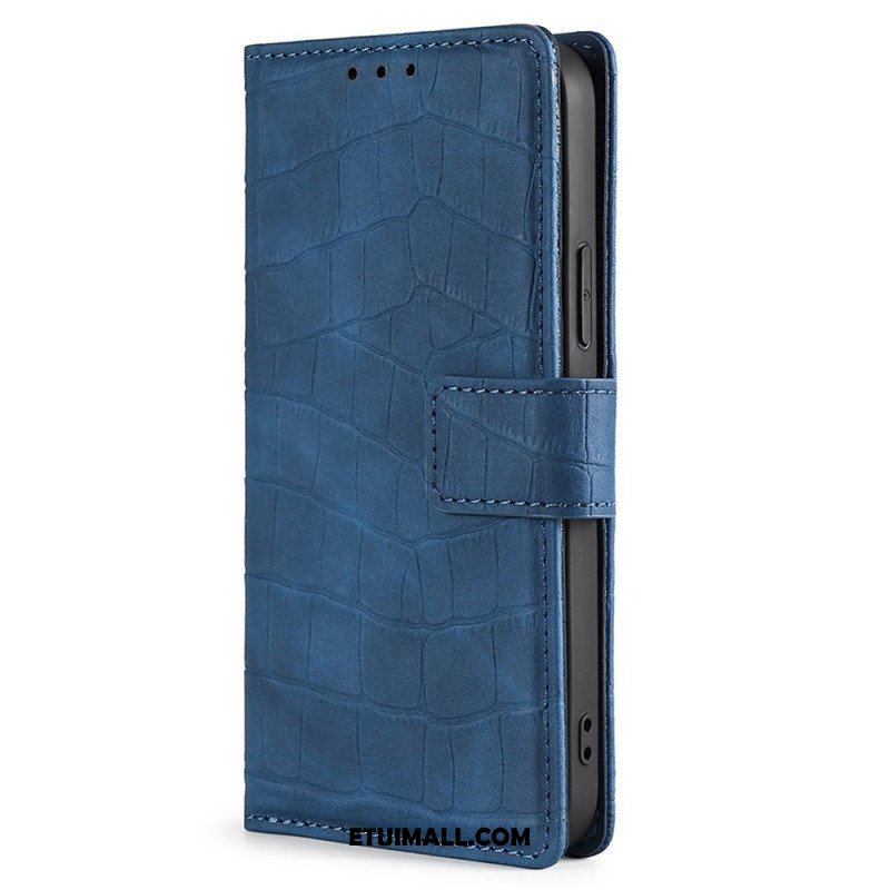 Etui Folio do Realme GT Neo 3 Krokodyl Tekstura