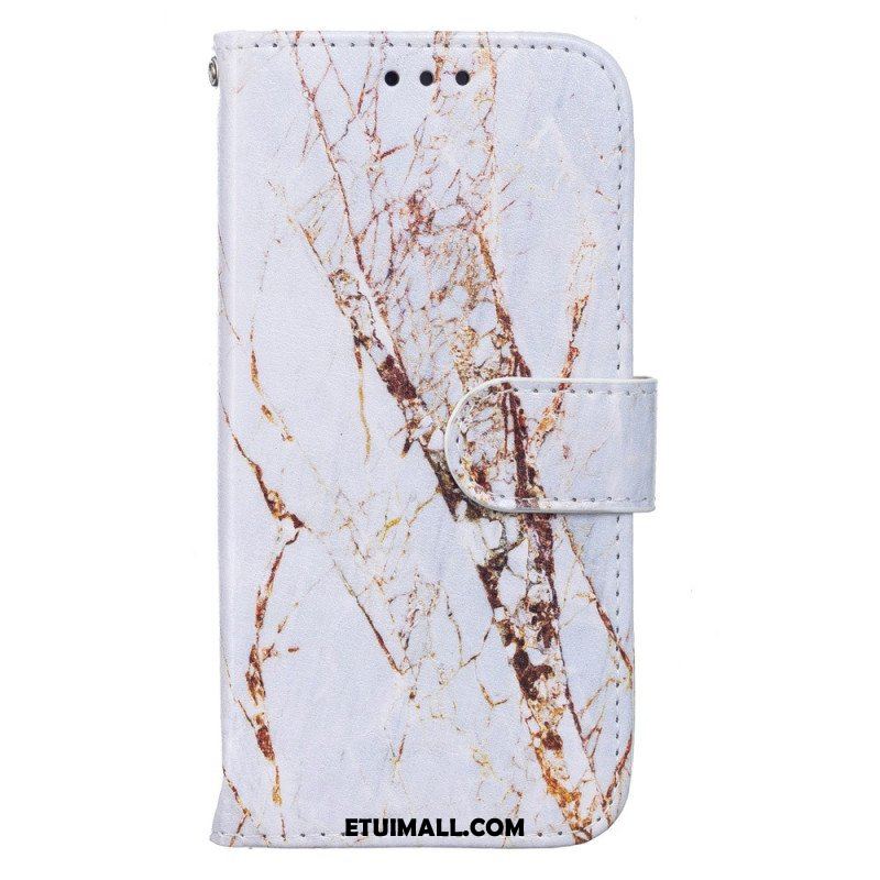 Etui Folio do Samsung Galaxy A13 5G / A04s Intensywny Marmur