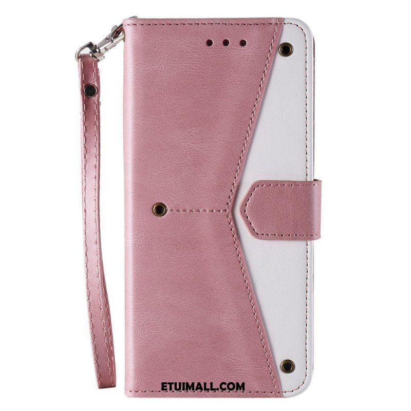 Etui Folio do Samsung Galaxy A13 5G / A04s Szwy W Dotyku