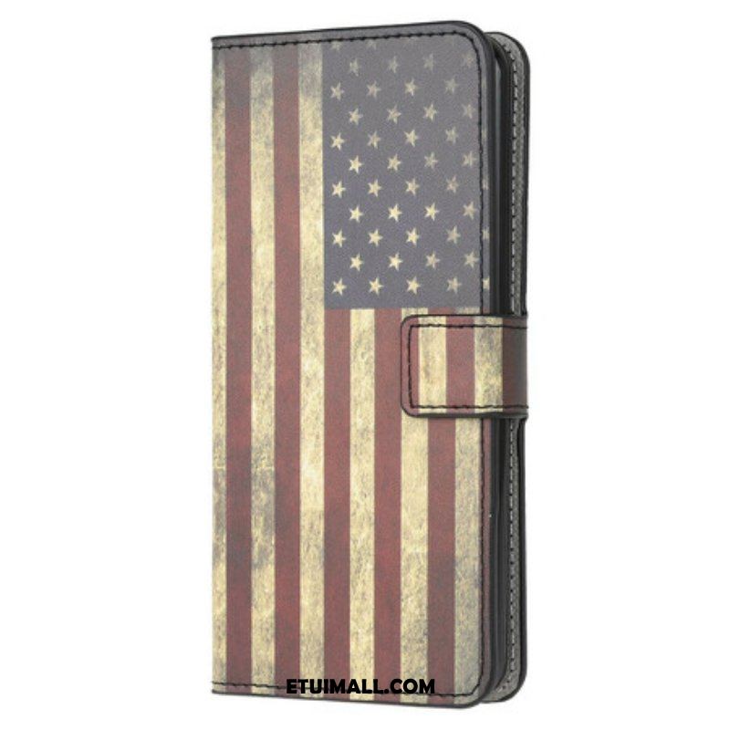 Etui Folio do Samsung Galaxy A52 4G / A52 5G / A52s 5G Flaga Usa