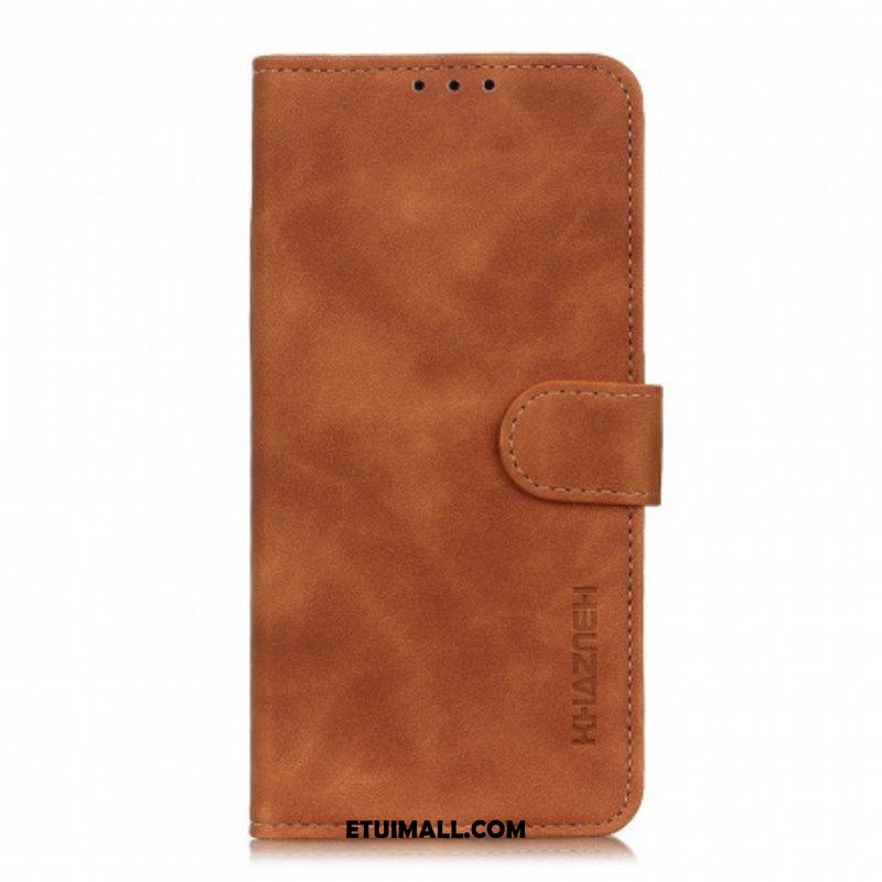 Etui Folio do Samsung Galaxy A52 4G / A52 5G / A52s 5G Khazneh Efekt Skóry W Stylu Vintage