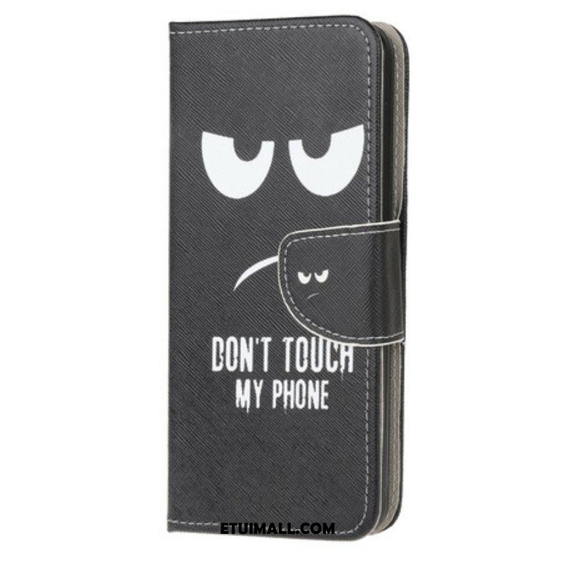 Etui Folio do Samsung Galaxy A52 4G / A52 5G / A52s 5G Nie Dotykaj Mojego Telefonu