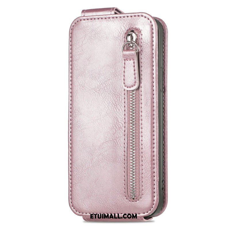 Etui Folio do Samsung Galaxy A54 5G Portfel Skórzany Futerał Pionowe Przerzucanie Z Portfelem