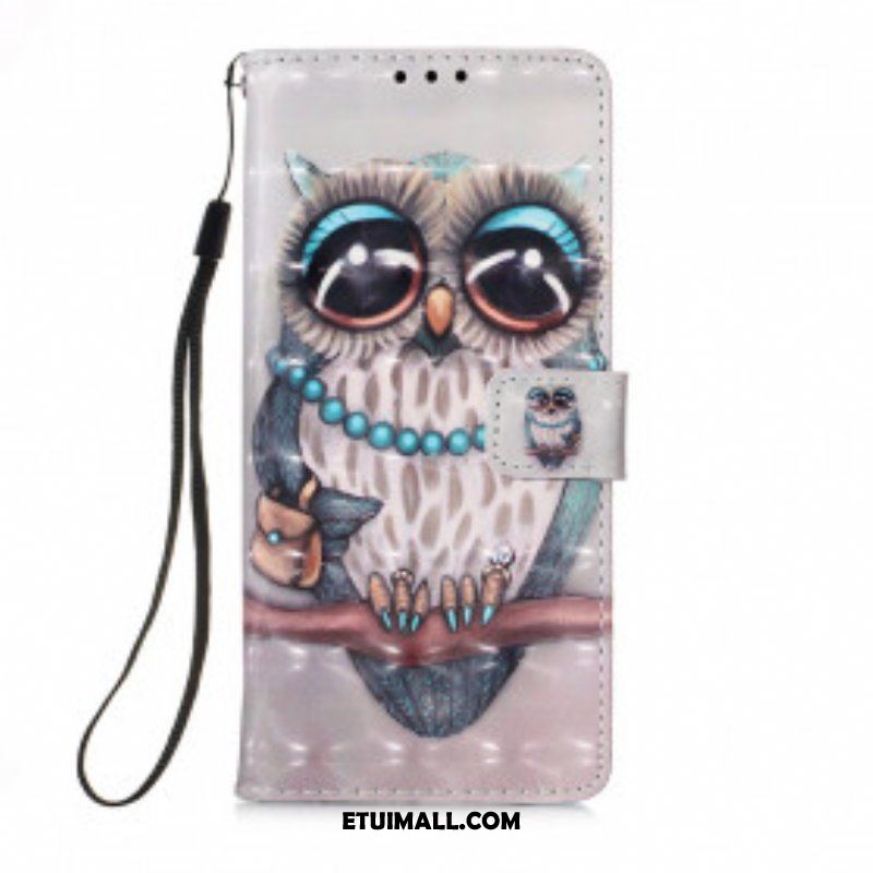 Etui Folio do Samsung Galaxy M12 / A12 Pani Sowa