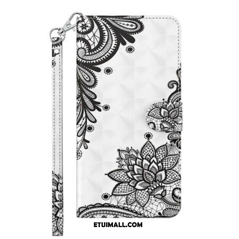 Etui Folio do Samsung Galaxy M12 / A12 Szykowna Koronka