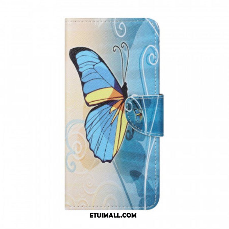 Etui Folio do Samsung Galaxy M23 5G Królewski Motyl